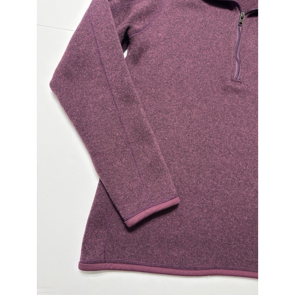 Patagonia Women's Better Sweater 1/4 Zip Pullover Jacket Size L Outdoors Hiking - Picture 3 of 10